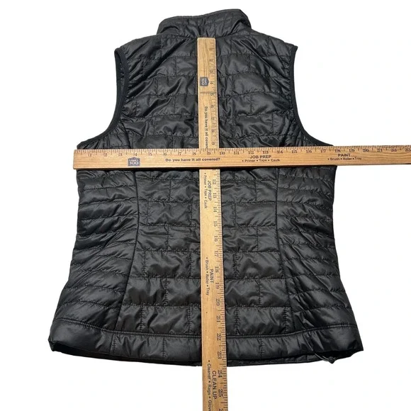 Patagonia Women Small Nano Puff Vest Black Insulated Quilted Full Zip Jacket - Picture 6 of 6